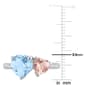 Gemstones Classics™  Sky Blue Topaz & Morganite Toi et Moi Ring - image 5