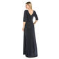 Womens R&M Richards Elbow Sleeve Twist Front Evening Gown - image 2