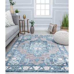 Rugs America™ Gianna Blue Wonder Rectangular Area Rug