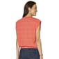 Womens Democracy Cap Sleeve Bubble Hem Stripe Blouse - image 2
