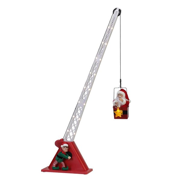 Mr. Christmas 44in Santa's Christmas Crane - image 