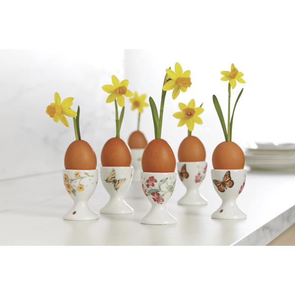 Lenox® Butterfly Meadow® Footed Egg Cups - Set Of 4