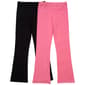 Girls (7-16) Sweet Butterfly® 2pk. Solid Flare Leggings - image 2