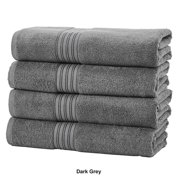 FreshFolds Cooper 4pc. Soft Cotton Classic Bath Towel Set