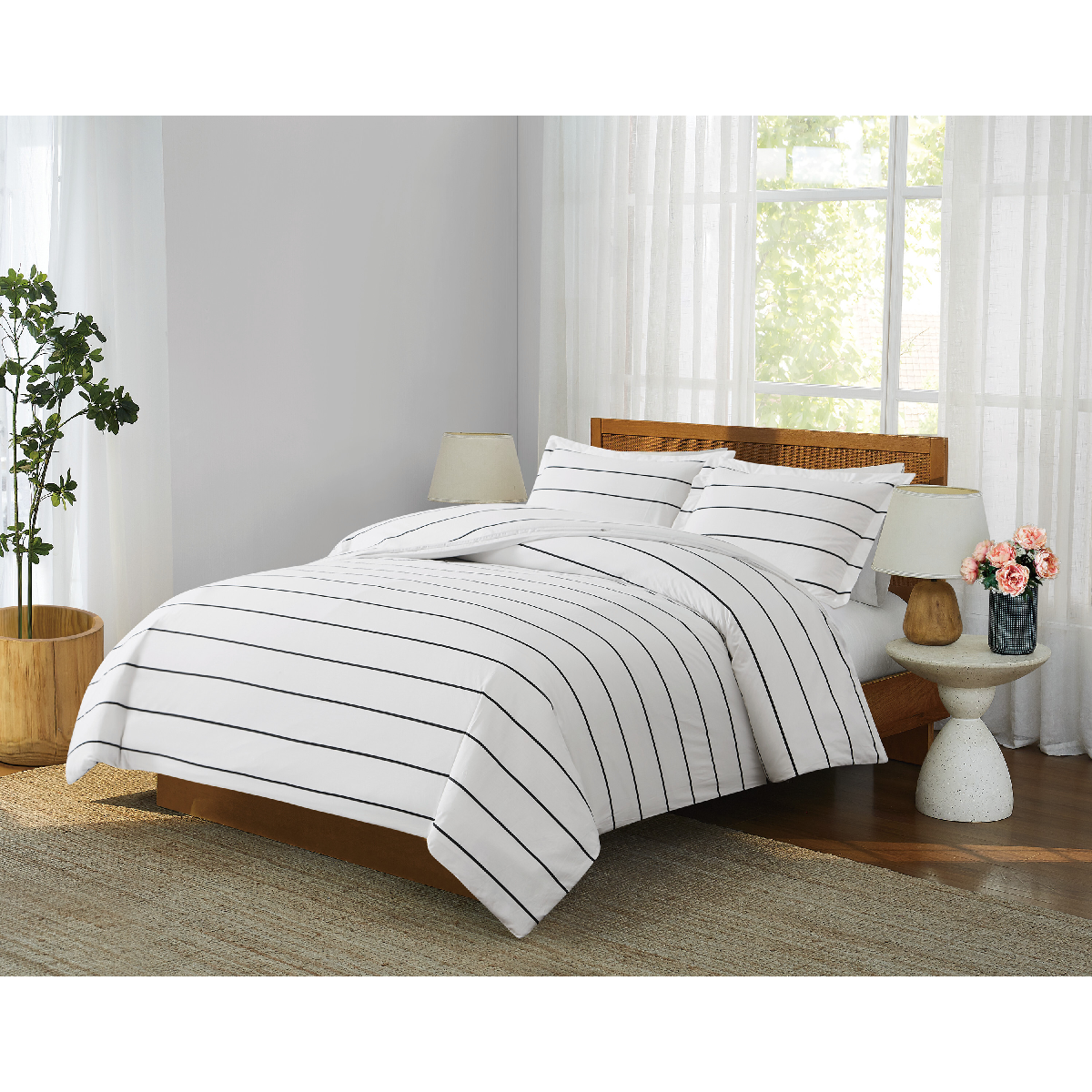 Brooklyn Loom Hayward Stripe 3pc. Duvet Set