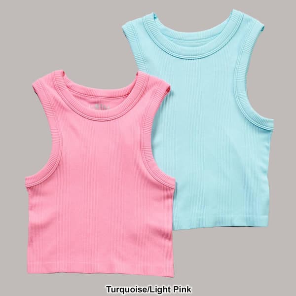 Girls (7-14) 1st Kiss® 2pk. Seamless Tank Tops