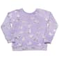 Girls &#40;7-16&#41; Tales & Stories Velour Top - Violet - image 1
