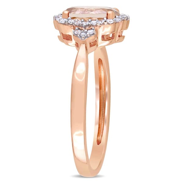 Gemstone Classics&#8482; 10kt. Rose Gold 1/8ctw. Diamond Ring