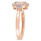 Gemstone Classics&#8482; 10kt. Rose Gold 1/8ctw. Diamond Ring - image 3