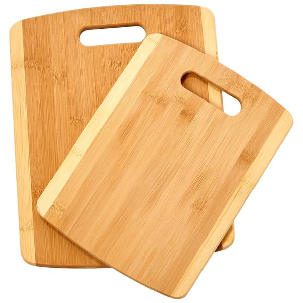 Bombay Two-Tone Bamboo Cutting Boards - Set of 2 - image 