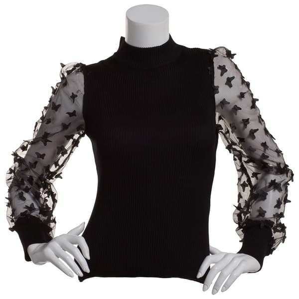 Juniors Madden Girl Metamorphosis Mock Neck Sweater