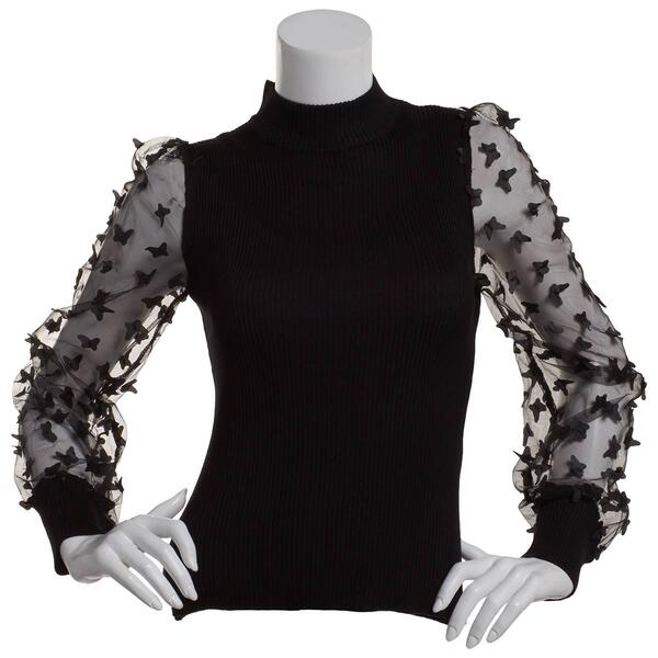 Juniors Madden Girl Metamorphosis Mock Neck Sweater - image 