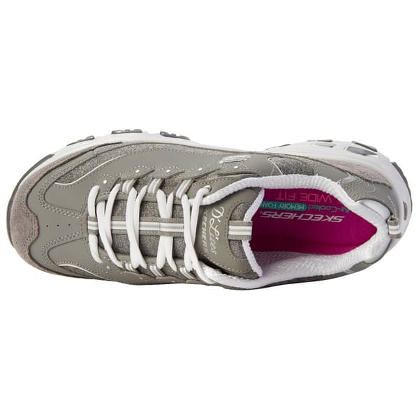 Womens Skechers D''Lites - Me Time Athletic Sneakers - Wide