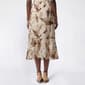 Womens Soho Apparel Leaf Abstract Midi Skirt - image 2