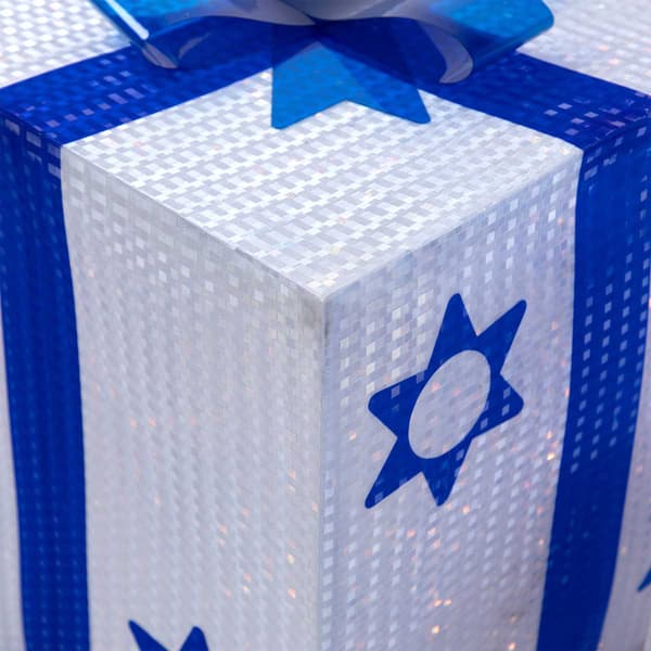 Northlight Seasonal 3pc. Shimmering Hanukkah Gift Box