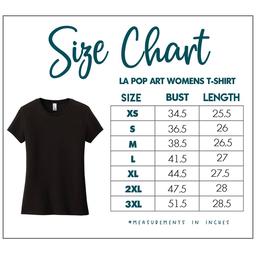 Womens LA Pop Art July 4th Heart Word Art V-Neck T-Shirt