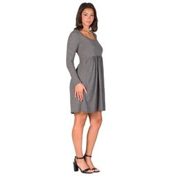 Womens 24/7 Comfort Apparel Babydoll Knee Length Dress