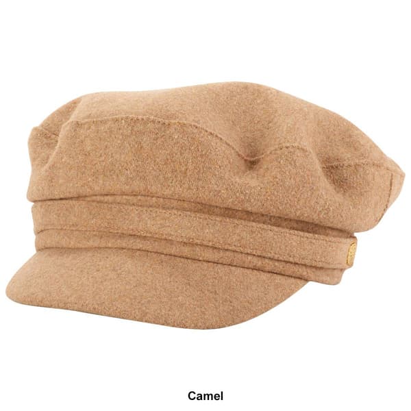 Womens Vince Camuto Solid Wool Skipper Newsboy Cabbie Hat