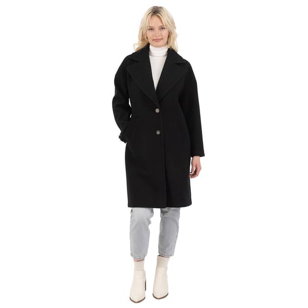 Womens Nine West Single Breasted Faux Wool Walker