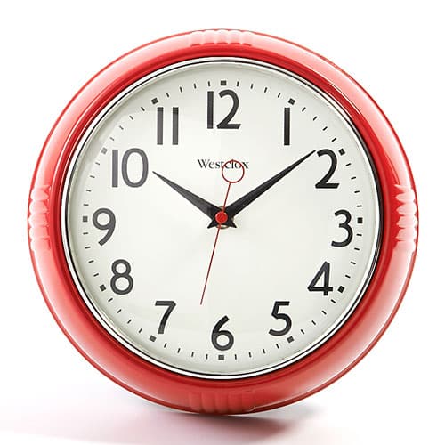 Westclox 9.5in. Round Wall Clock - White - image 