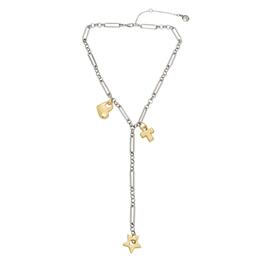 Steve Madden Puffy Icon Charm Y-Necklace