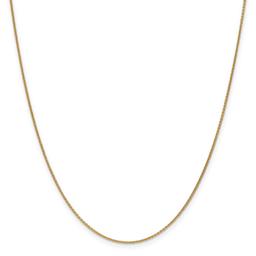 Unisex Gold Classics(tm) 1mm. 14k Gold Cable 14in. Necklace