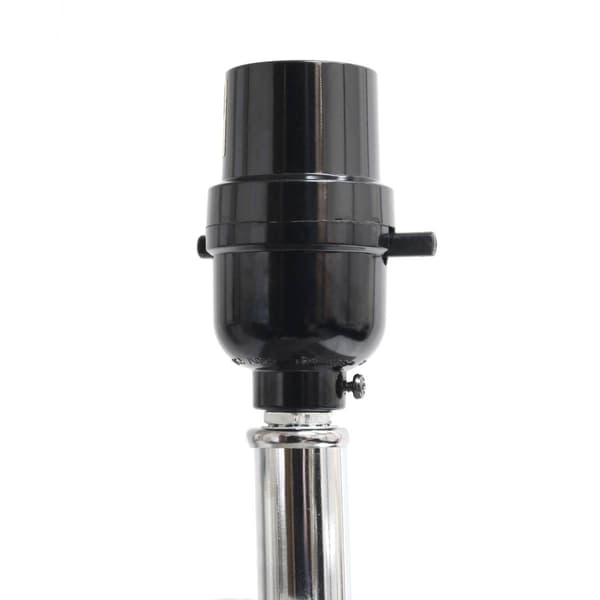 Lalia Home Lexington 21in. Leather Base Table Lamp w/USB Port
