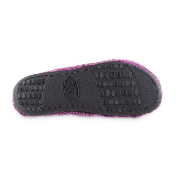 Womens Isotoner&#174; Microterry X-Slide Slippers w/Satin