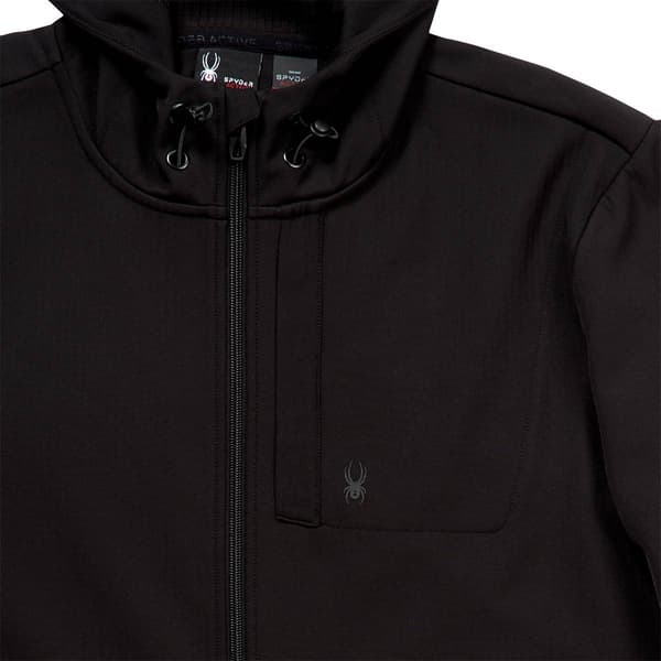 Mens Spyder Waffle Knit Full Zip Jacket