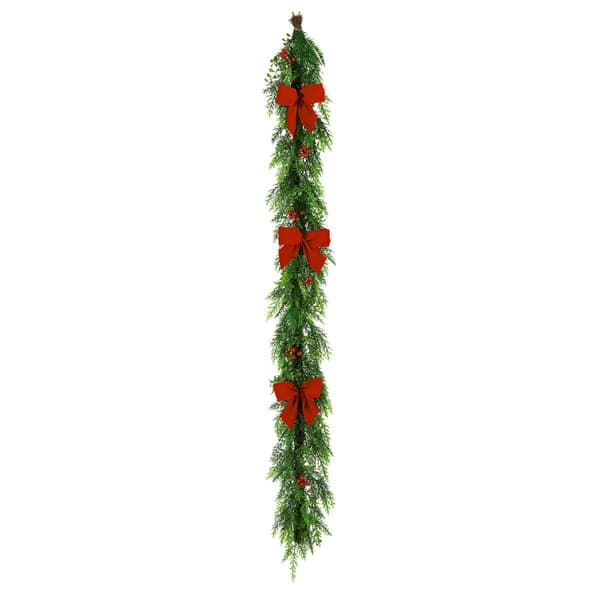National Tree Christmas Classic Feel Real&#40;R&#41; 6ft. Christmas Garland - image 