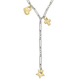 Steve Madden Puffy Icon Charm Y-Necklace