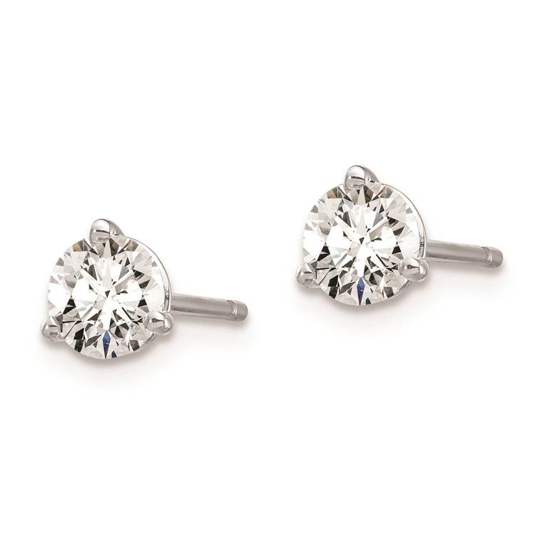 Pure Fire 14kt. White Gold 2/3ctw. Lab Grown Diamond Earrings