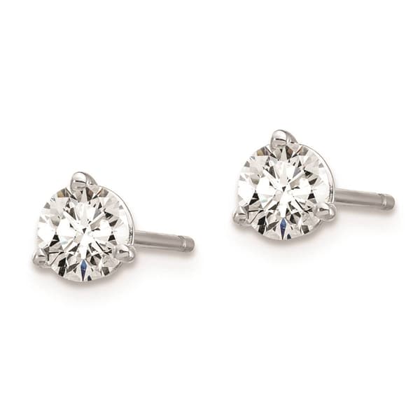 Pure Fire 14kt. White Gold 2/3ctw. Lab Grown Diamond Earrings