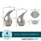 Rachael Ray 4pc. Ceramics EVOO/Ramekin Dipper Set - Grey - image 2