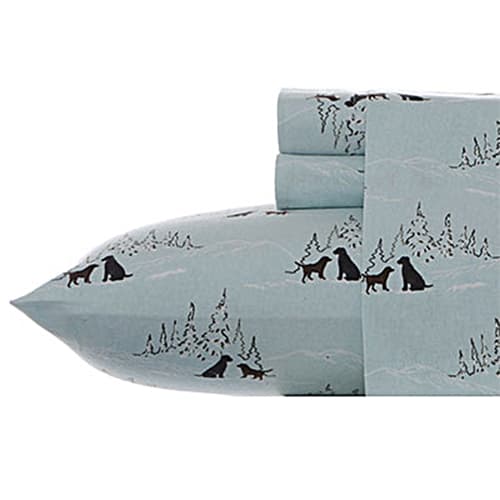 Eddie Bauer Dog Friends Flannel Sheet Set - image 