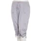 Plus Size da-sh Emma Ruched Hem Capri Pants - image 1