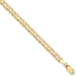 Mens Gold Classics&#40;tm&#41; 4.7mm. Solid Polished Light Cuban Bracelet - image 1