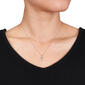 Gemstone Classics&#8482; 10kt. Rose Gold Heart Necklace - image 5