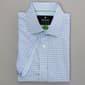 Mens Tom Baine Regular Fit Short Sleeve Dress Shirt - Blue Plaid - image 1