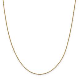 Gold Classics(tm) .95mm. 14kt. Gold Box Chain Necklace