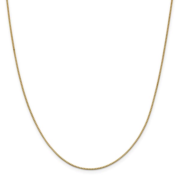 Gold Classics&#40;tm&#41; .95mm. 14kt. Gold Box Chain Necklace - image 