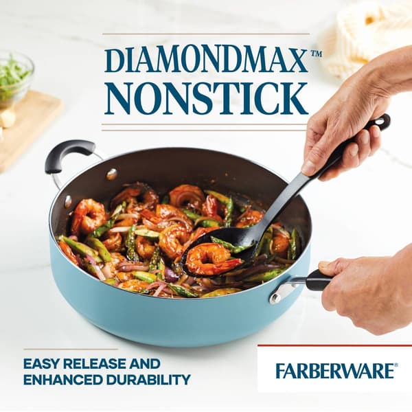 Farberware&#174; DiamondMax&#8482; Nonstick Jumbo 6qt. Cooker - Aqua