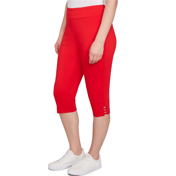 Petite Ruby Rd. Americana Chic Ladder Hem Americana Clamdigger