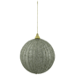 Northlight Holographic Glitter Tea Green Christmas Ball Ornament - image 2