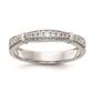 Pure Fire 14kt. White Gold Lab Grown Diamond Trio Band - image 2