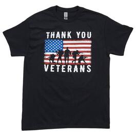 Mens Short Sleeve Thank You Vets Graphic Tee
