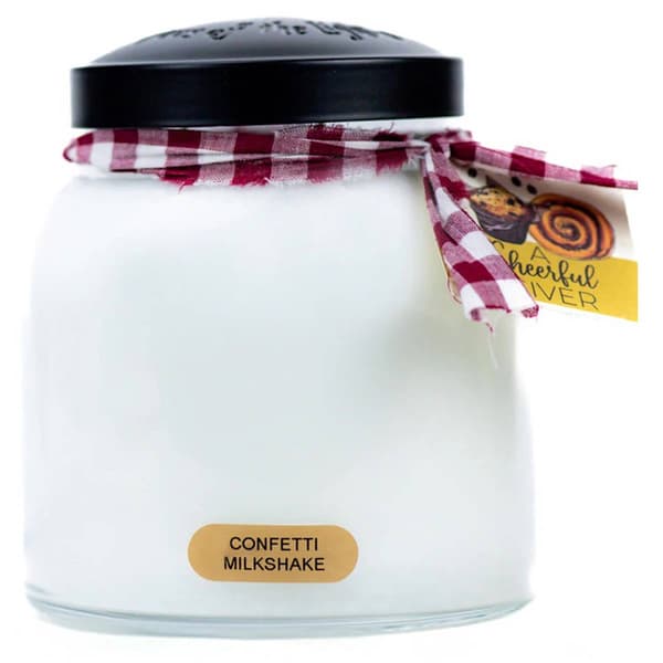 A Cheerful Giver Confetti Milkshake Jar Candle - image 