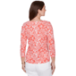 Petite Hearts of Palm Printed Essentials Tropical Blouse - image 2