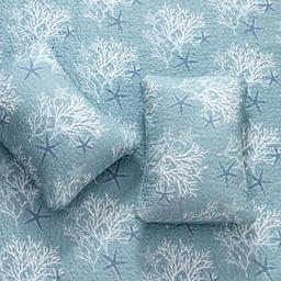 FreshFolds 3pc. Reversible Coastal Themed Quilt Set