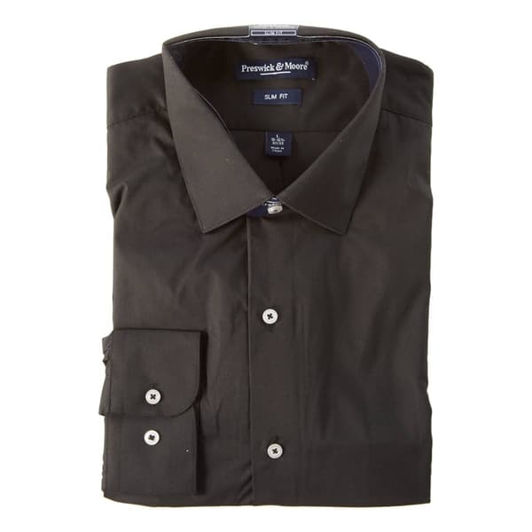 Mens Preswick & Moore® Dress Slim Fit Shirt - image 